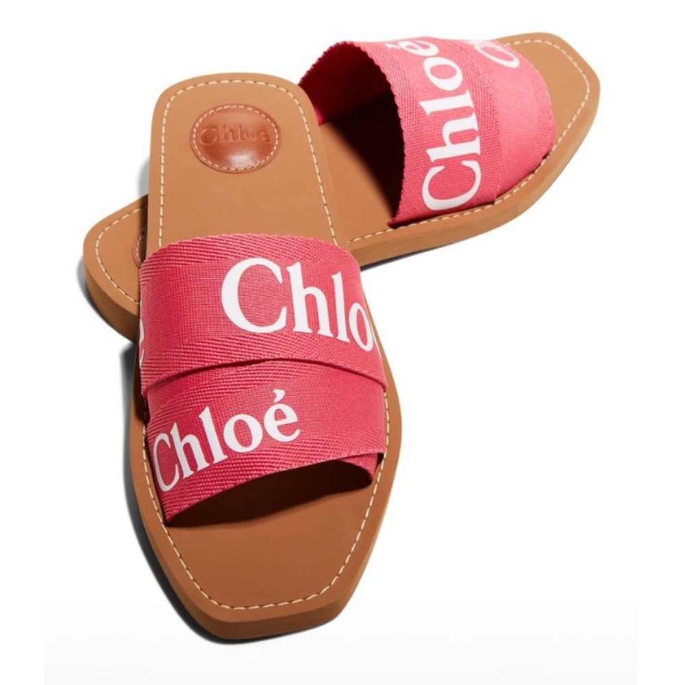 CHLOÉ Logo Slide Sandal